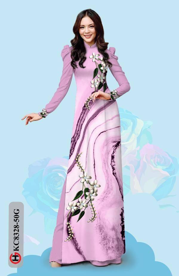 Vải Áo Dài Hoa Văn Mới Ra AD KC8328 37 Vải Áo Dài Hoa Văn Mới Ra AD KC8328