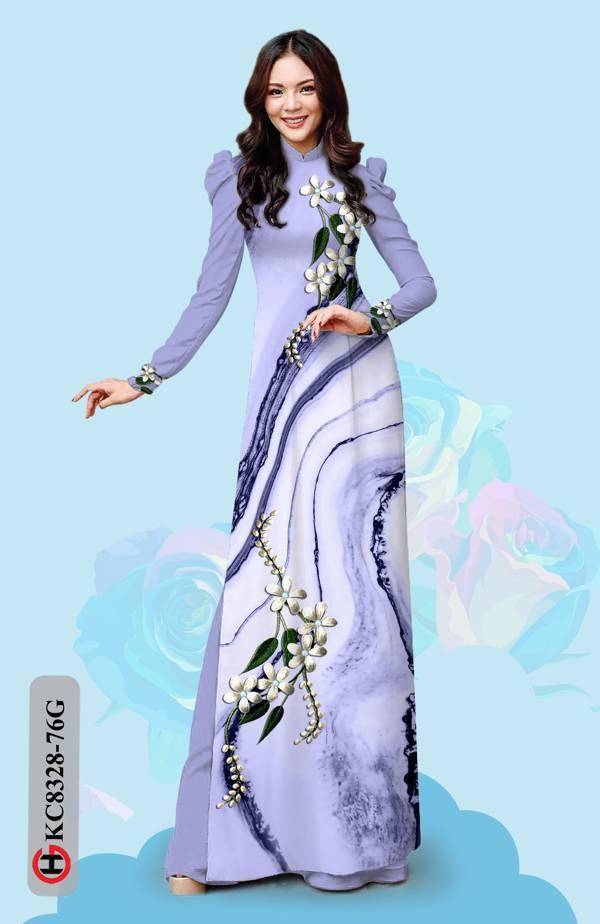 Vải Áo Dài Hoa Văn Mới Ra AD KC8328 42 Vải Áo Dài Hoa Văn Mới Ra AD KC8328