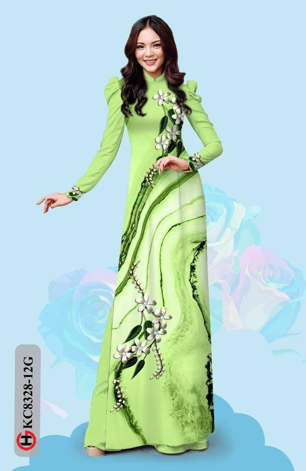 Vải Áo Dài Hoa Văn Mới Ra AD KC8328 44 Vải Áo Dài Hoa Văn Mới Ra AD KC8328