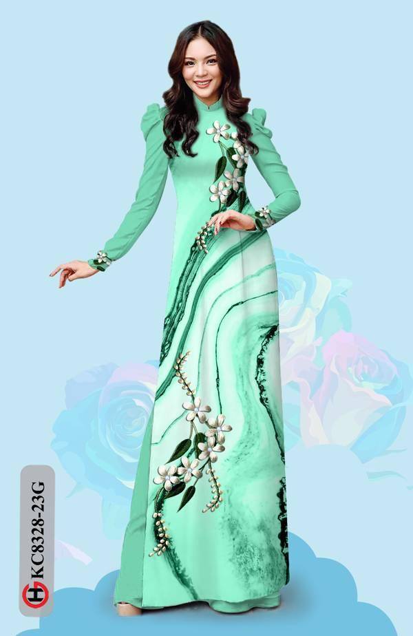 Vải Áo Dài Hoa Văn Mới Ra AD KC8328 48 Vải Áo Dài Hoa Văn Mới Ra AD KC8328