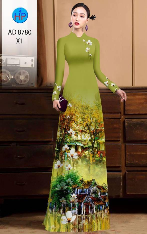 Vải Áo Dài Phong Cảnh Vừa Ra AD 8780 39 Vải Áo Dài Phong Cảnh Vừa Ra AD 8780