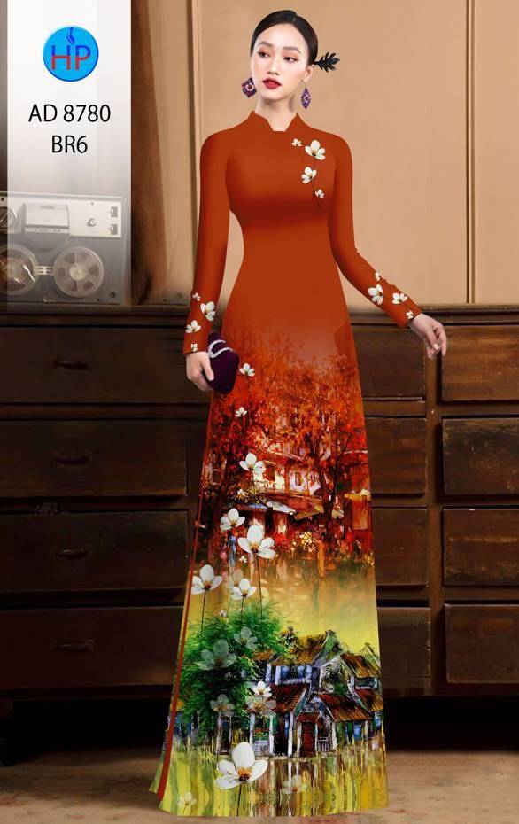Vải Áo Dài Phong Cảnh Vừa Ra AD 8780 41 Vải Áo Dài Phong Cảnh Vừa Ra AD 8780