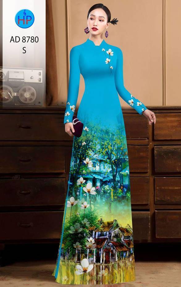 Vải Áo Dài Phong Cảnh Vừa Ra AD 8780 49 Vải Áo Dài Phong Cảnh Vừa Ra AD 8780