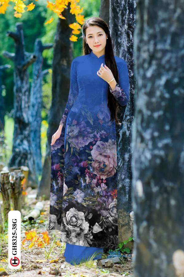 Vải Áo Dài Hoa Hồng Vừa Ra AD GH8325 31 Vải Áo Dài Hoa Hồng Vừa Ra AD GH8325