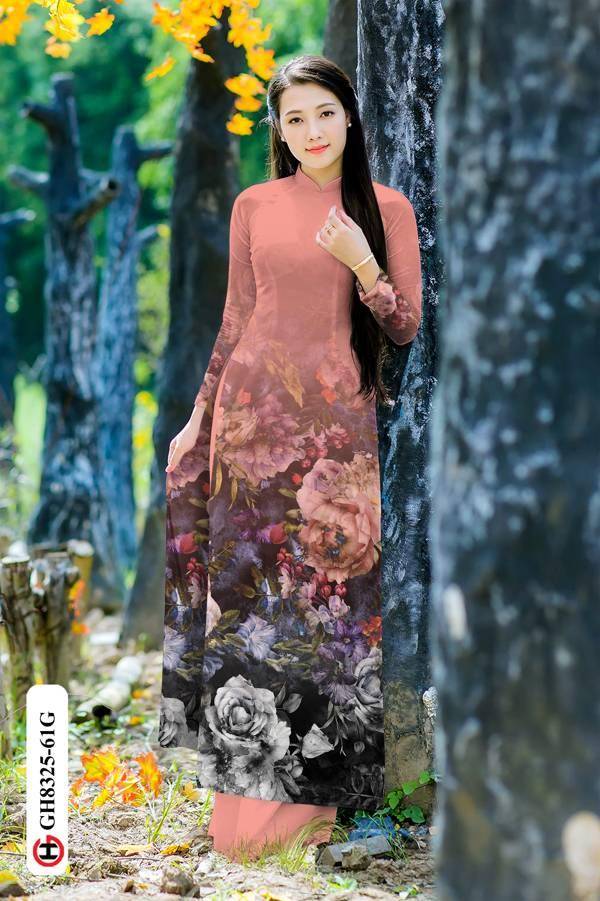 Vải Áo Dài Hoa Hồng Vừa Ra AD GH8325 37 Vải Áo Dài Hoa Hồng Vừa Ra AD GH8325