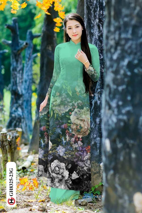 Vải Áo Dài Hoa Hồng Vừa Ra AD GH8325 41 Vải Áo Dài Hoa Hồng Vừa Ra AD GH8325