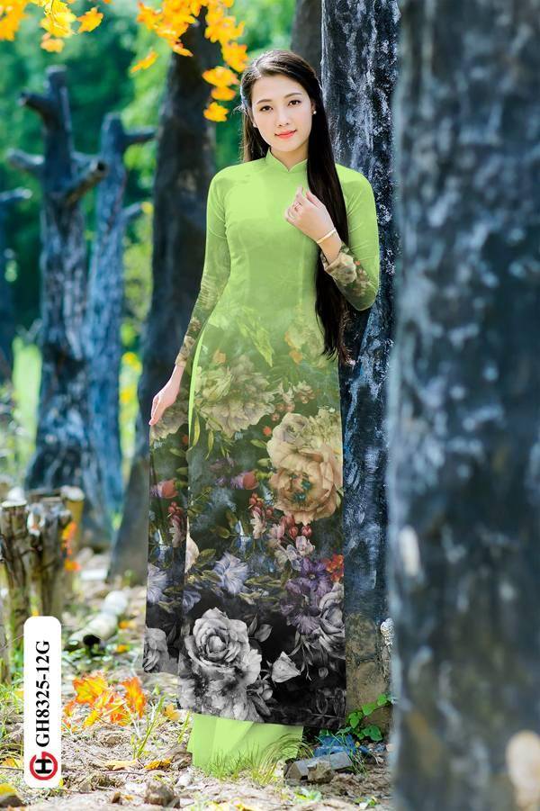 Vải Áo Dài Hoa Hồng Vừa Ra AD GH8325 43 Vải Áo Dài Hoa Hồng Vừa Ra AD GH8325