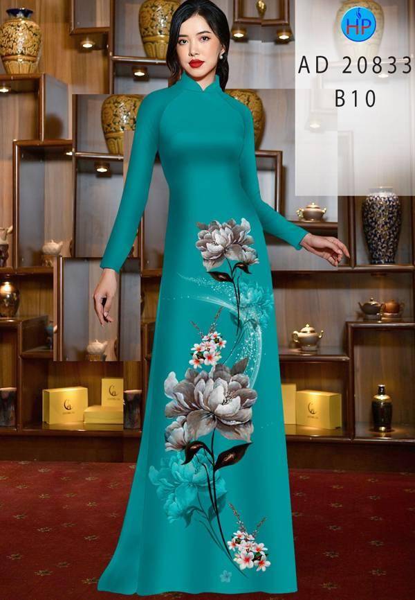 Vải Áo Dài Hoa Sen Mới Ra AD 20833 40 Vải Áo Dài Hoa Sen Mới Ra AD 20833