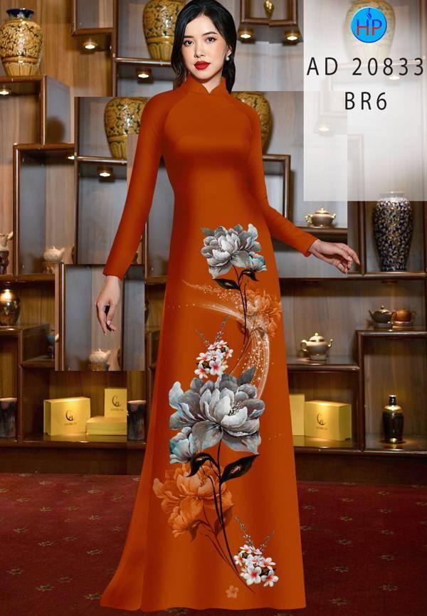 Vải Áo Dài Hoa Sen Mới Ra AD 20833 49 Vải Áo Dài Hoa Sen Mới Ra AD 20833