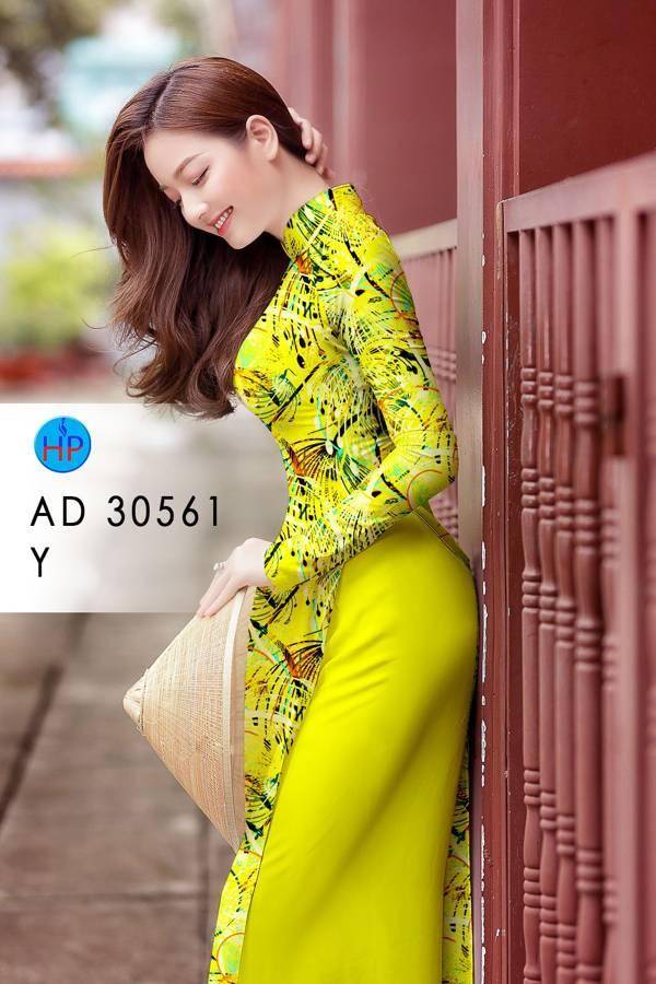Vải Áo Dài Hoa Văn Thiết Kế 2021 AD 30561