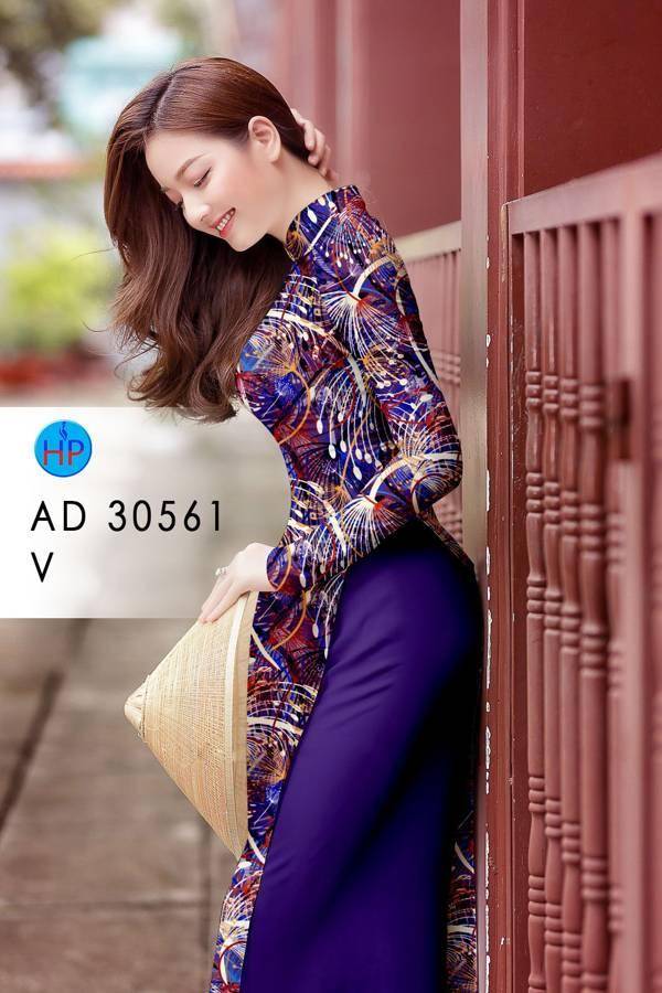 Vải Áo Dài Hoa Văn Thiết Kế 2021 AD 30561