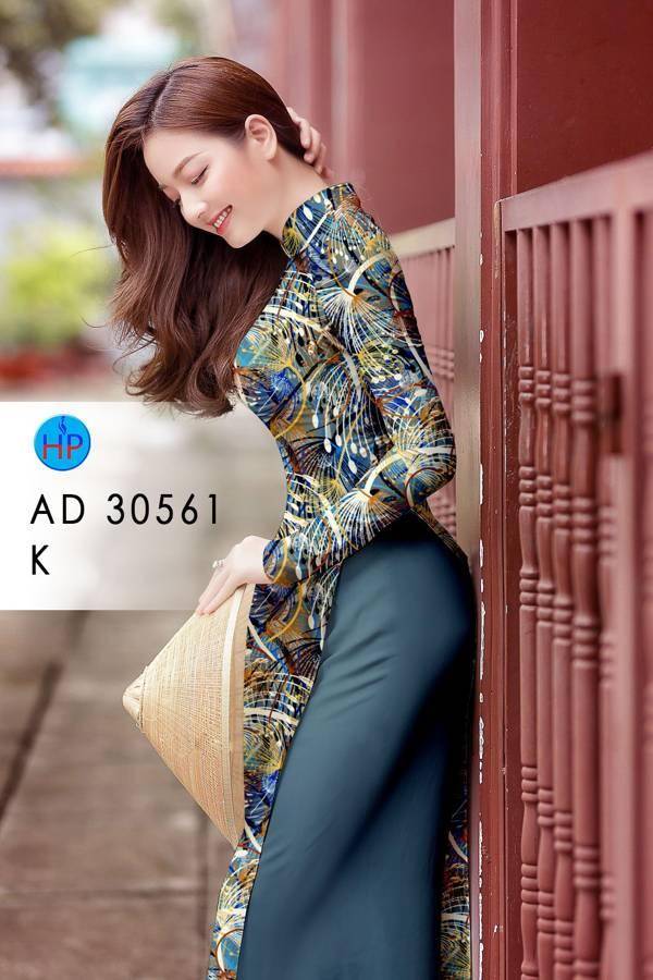 Vải Áo Dài Hoa Văn Thiết Kế 2021 AD 30561