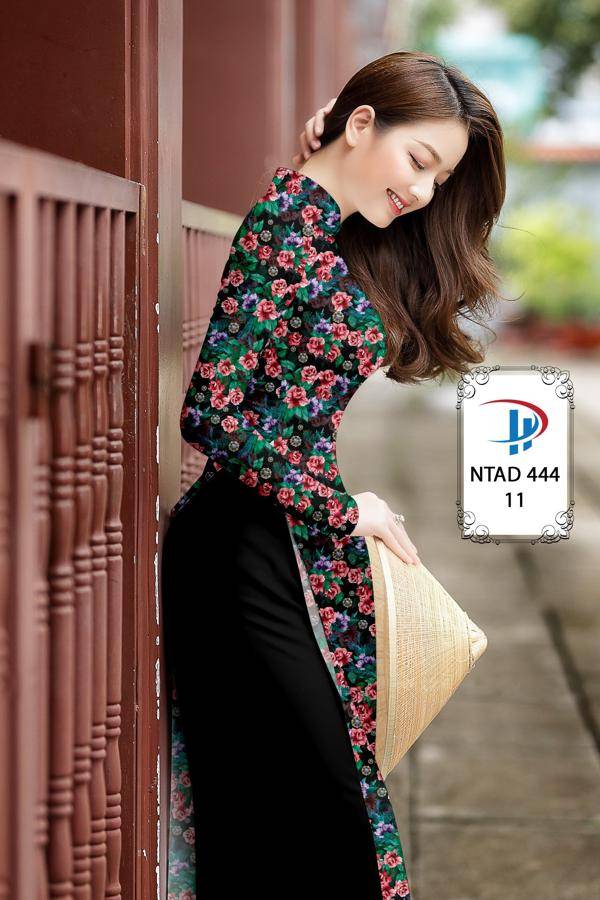 Vải Áo Dài Hoa Đều Mới Ra AD NTAD444