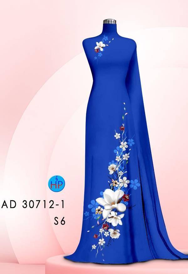Vải Áo Dài Hoa In 3D Vừa Ra AD 30712 57 Vải Áo Dài Hoa In 3D Vừa Ra  AD 30712