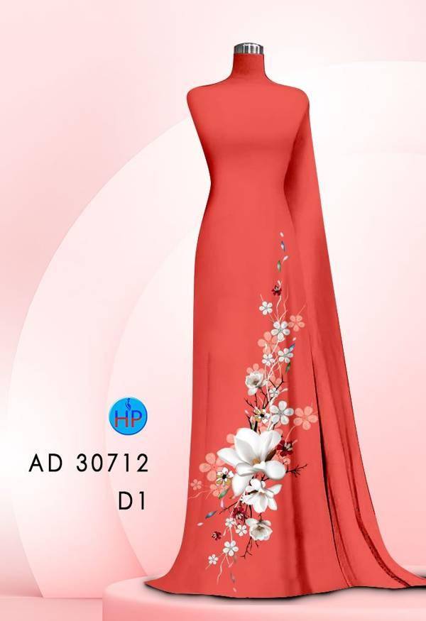 Vải Áo Dài Hoa In 3D Vừa Ra AD 30712 61 Vải Áo Dài Hoa In 3D Vừa Ra  AD 30712