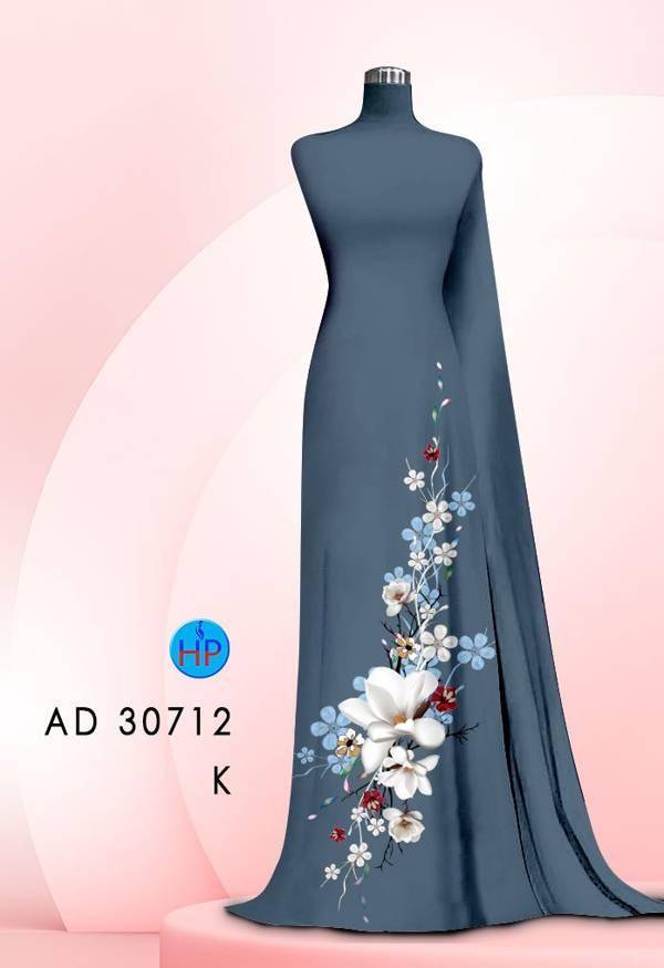 Vải Áo Dài Hoa In 3D Vừa Ra AD 30712 67 Vải Áo Dài Hoa In 3D Vừa Ra  AD 30712