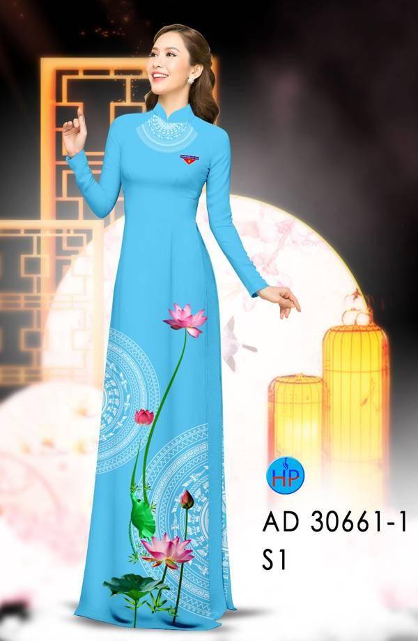 Vải Áo Dài Hoa Sen Và Trống Đồng Vừa Ra AD 30661 47 Vải Áo Dài Hoa Sen Và Trống Đồng Vừa Ra AD 30661