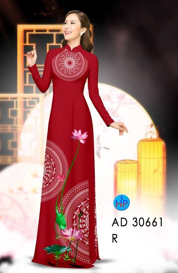 Vải Áo Dài Hoa Sen Và Trống Đồng Vừa Ra AD 30661 55 Vải Áo Dài Hoa Sen Và Trống Đồng Vừa Ra AD 30661