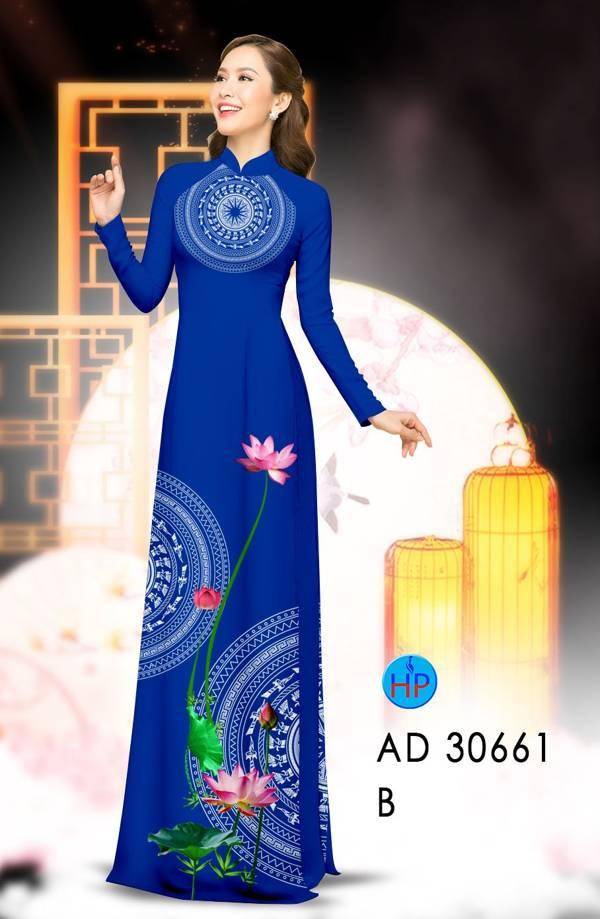 Vải Áo Dài Hoa Sen Và Trống Đồng Vừa Ra AD 30661 57 Vải Áo Dài Hoa Sen Và Trống Đồng Vừa Ra AD 30661