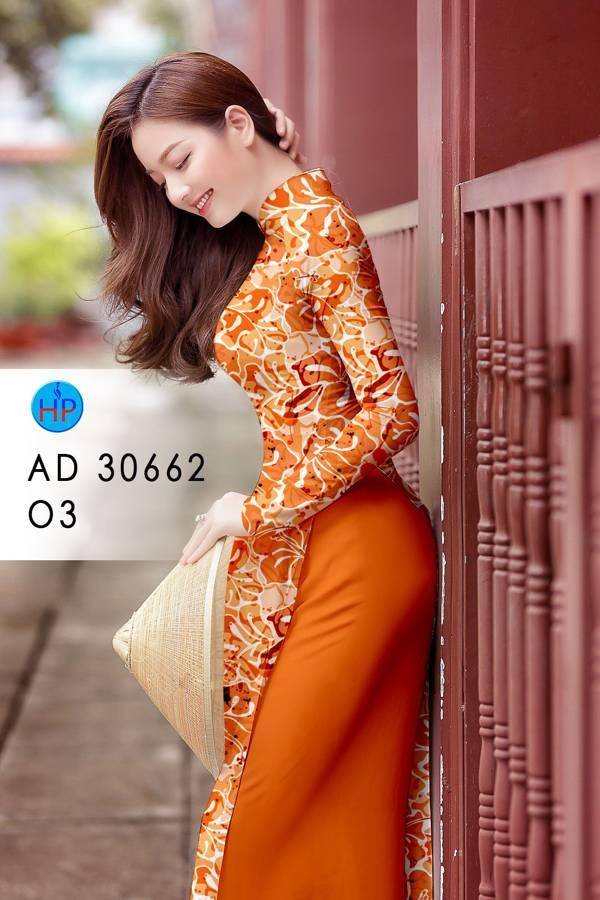 Vải Áo Dài Hoa Văn Độc Đáo AD 30662