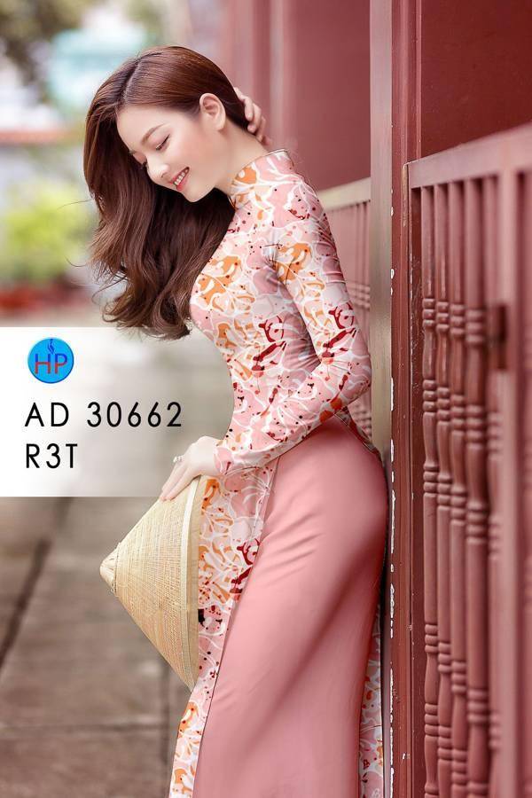 Vải Áo Dài Hoa Văn Độc Đáo AD 30662