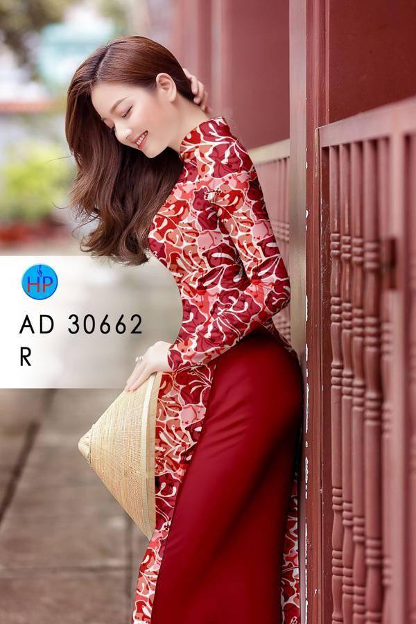 Vải Áo Dài Hoa Văn Độc Đáo AD 30662