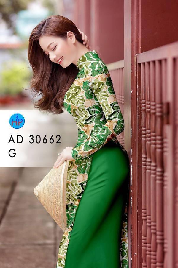 Vải Áo Dài Hoa Văn Độc Đáo AD 30662