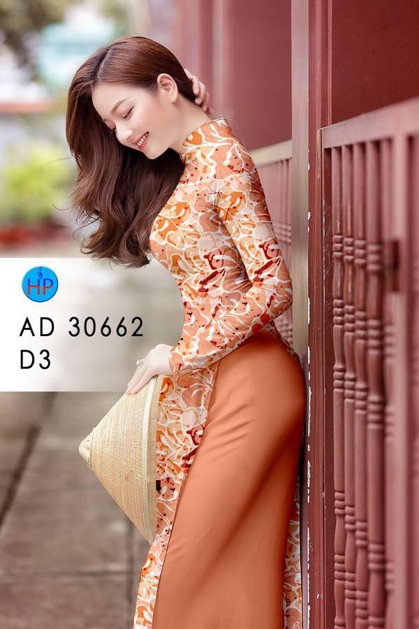 Vải Áo Dài Hoa Văn Độc Đáo AD 30662