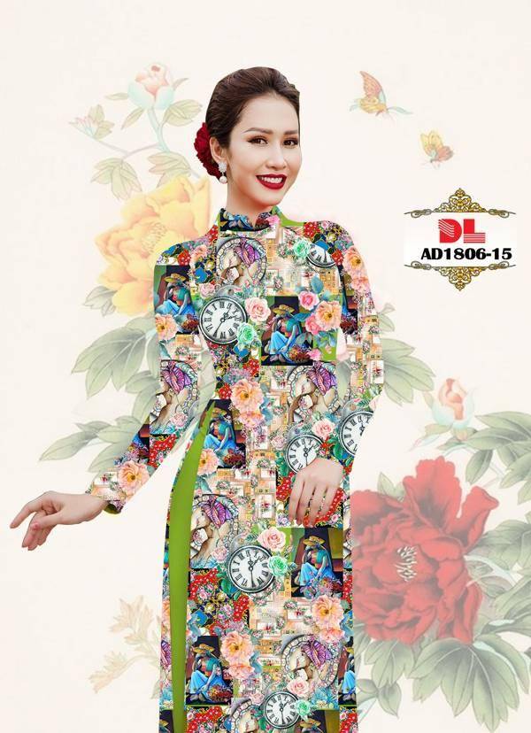 Vải Áo Dài Hoa Văn Độc Đáo AD DL1806