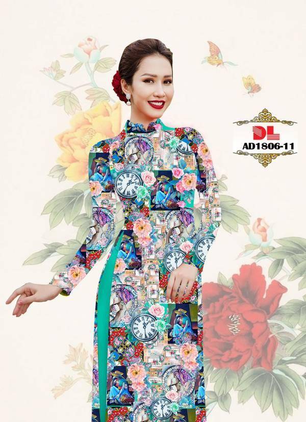 Vải Áo Dài Hoa Văn Độc Đáo AD DL1806