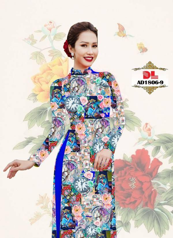 Vải Áo Dài Hoa Văn Độc Đáo AD DL1806