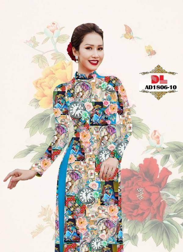 Vải Áo Dài Hoa Văn Độc Đáo AD DL1806
