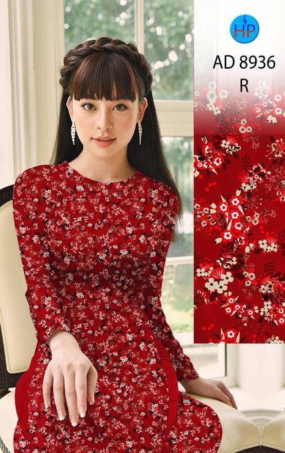 Vải Áo Dài Hoa Nhí Mới Ra AD 8936 51 Vải Áo Dài Hoa Nhí Mới Ra AD 8936