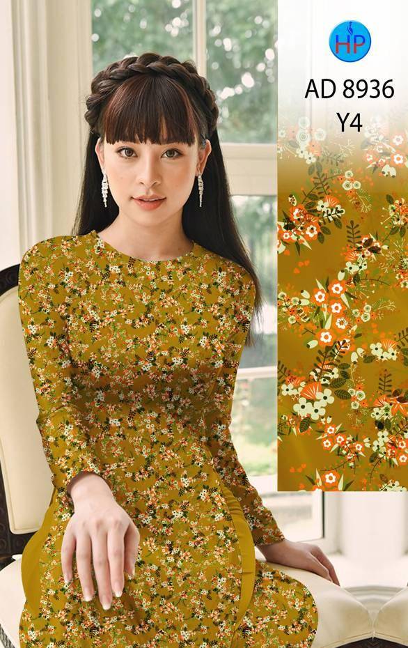 Vải Áo Dài Hoa Nhí Mới Ra AD 8936 52 Vải Áo Dài Hoa Nhí Mới Ra AD 8936