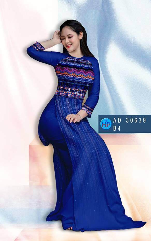 Vải Áo Dài Hoa Văn Vừa Ra  AD 30639