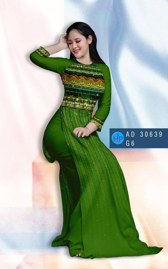 Vải Áo Dài Hoa Văn Vừa Ra  AD 30639