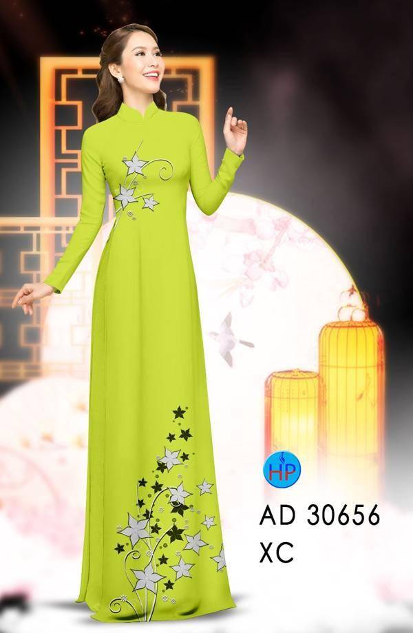 Vải Áo Dài Hoa In 3D Kiểu Mới AD 30656 49 Vải Áo Dài Hoa In 3D Kiểu Mới AD 30656
