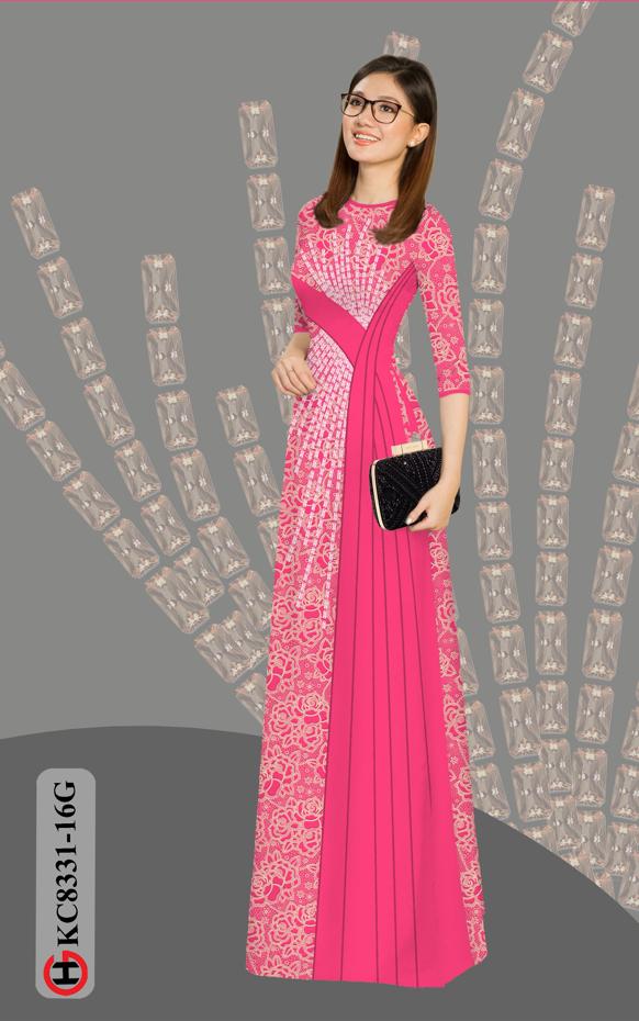 Vải Áo Dài Hoa Văn Độc Đáo AD KC8331 47 Vải Áo Dài Hoa Văn Độc Đáo AD KC8331