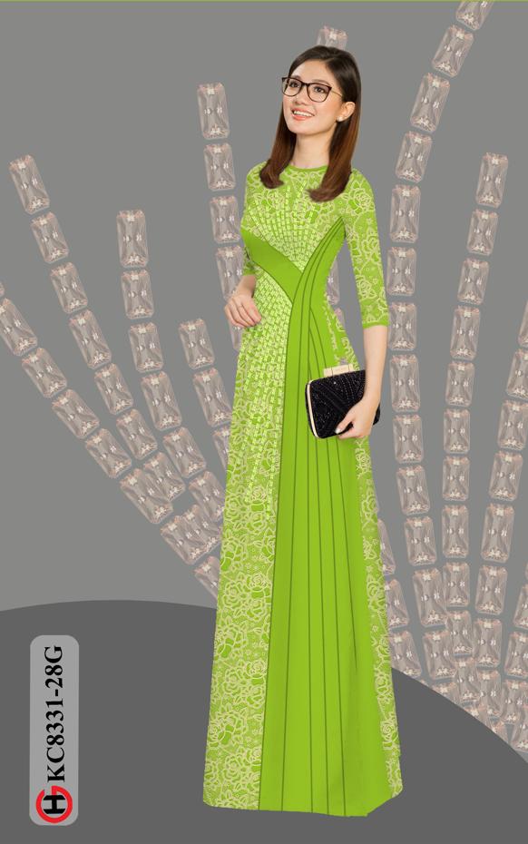 Vải Áo Dài Hoa Văn Độc Đáo AD KC8331 50 Vải Áo Dài Hoa Văn Độc Đáo AD KC8331