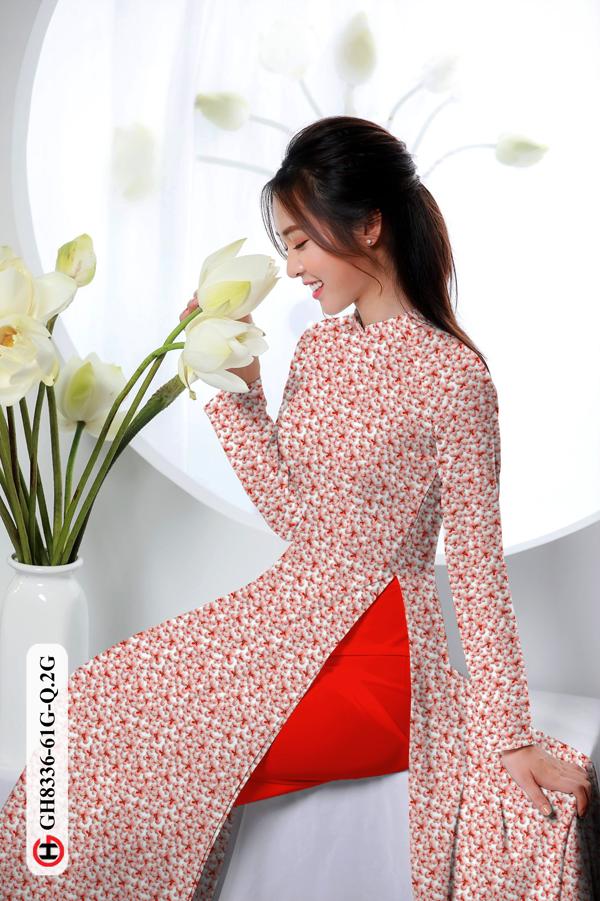 Vải Áo Dài Hoa Nhí Độc Đáo AD GH8336 33 Vải Áo Dài Hoa Nhí Độc Đáo AD GH8336