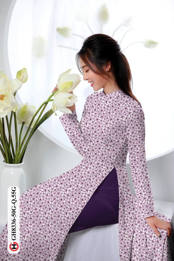 Vải Áo Dài Hoa Nhí Độc Đáo AD GH8336 39 Vải Áo Dài Hoa Nhí Độc Đáo AD GH8336
