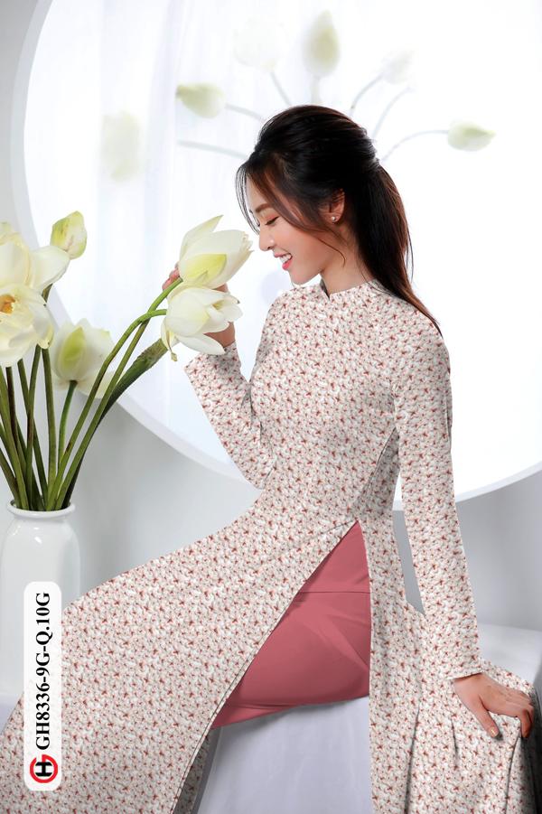 Vải Áo Dài Hoa Nhí Độc Đáo AD GH8336 45 Vải Áo Dài Hoa Nhí Độc Đáo AD GH8336
