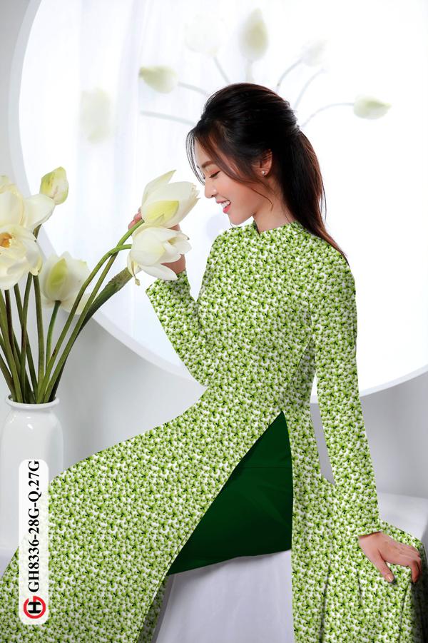 Vải Áo Dài Hoa Nhí Độc Đáo AD GH8336 42 Vải Áo Dài Hoa Nhí Độc Đáo AD GH8336