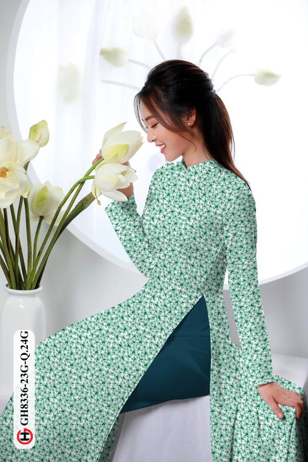 Vải Áo Dài Hoa Nhí Độc Đáo AD GH8336 43 Vải Áo Dài Hoa Nhí Độc Đáo AD GH8336