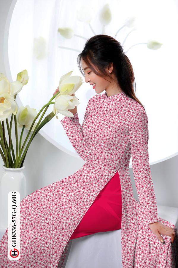Vải Áo Dài Hoa Nhí Độc Đáo AD GH8336 46 Vải Áo Dài Hoa Nhí Độc Đáo AD GH8336