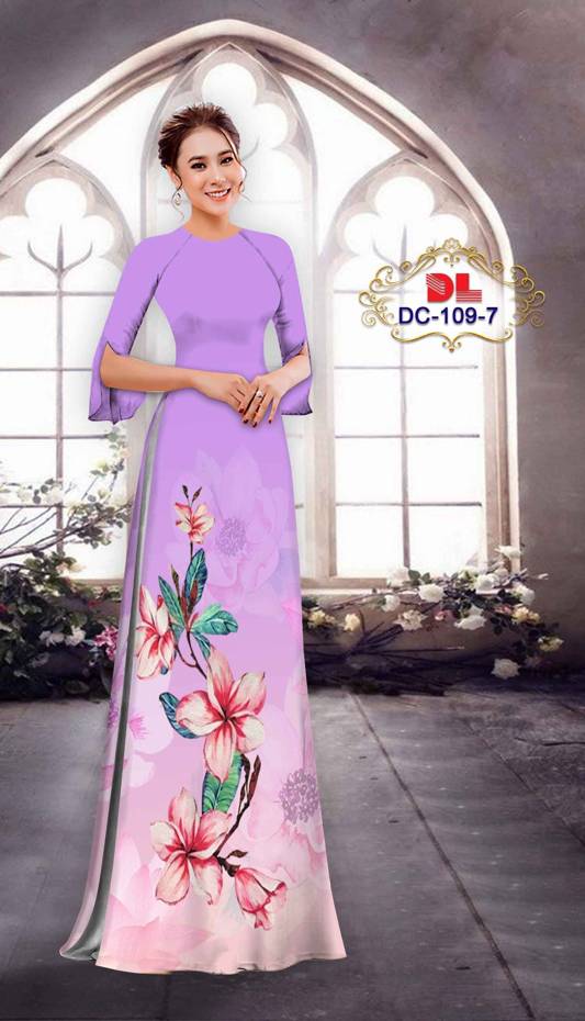 Vải Áo Dài Hoa Sứ Vừa Ra AD DC109 27 Vải Áo Dài Hoa Sứ Vừa Ra AD DC109