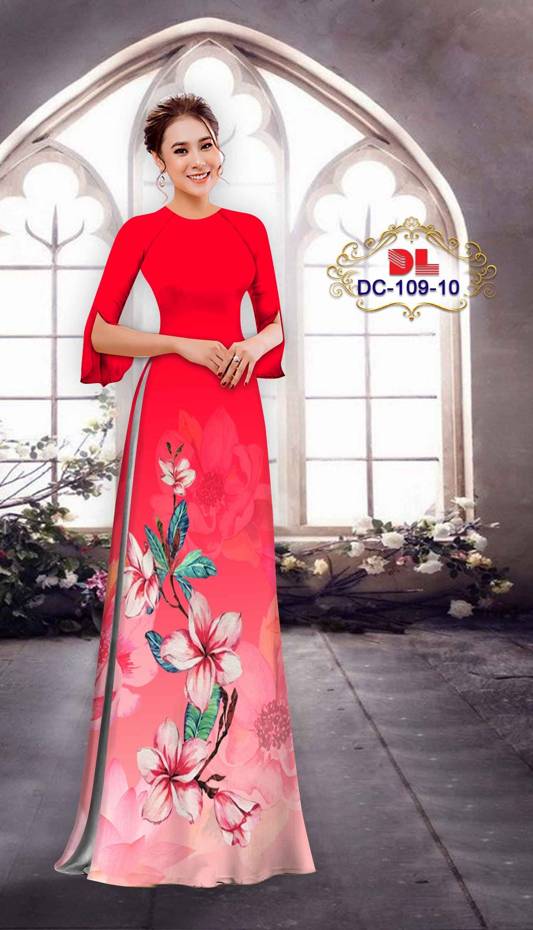 Vải Áo Dài Hoa Sứ Vừa Ra AD DC109 30 Vải Áo Dài Hoa Sứ Vừa Ra AD DC109
