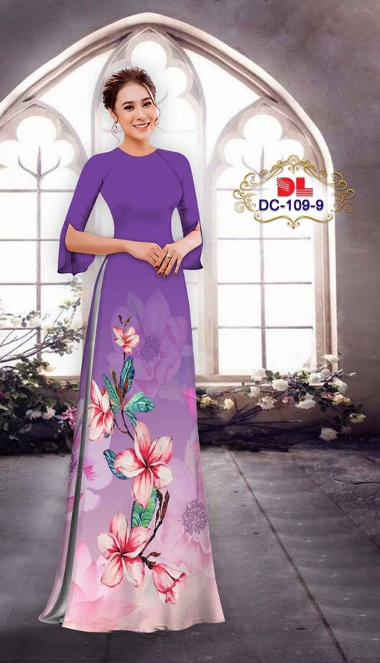 Vải Áo Dài Hoa Sứ Vừa Ra AD DC109 29 Vải Áo Dài Hoa Sứ Vừa Ra AD DC109