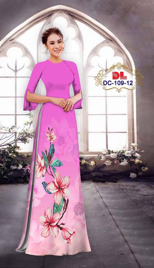 Vải Áo Dài Hoa Sứ Vừa Ra AD DC109 31 Vải Áo Dài Hoa Sứ Vừa Ra AD DC109