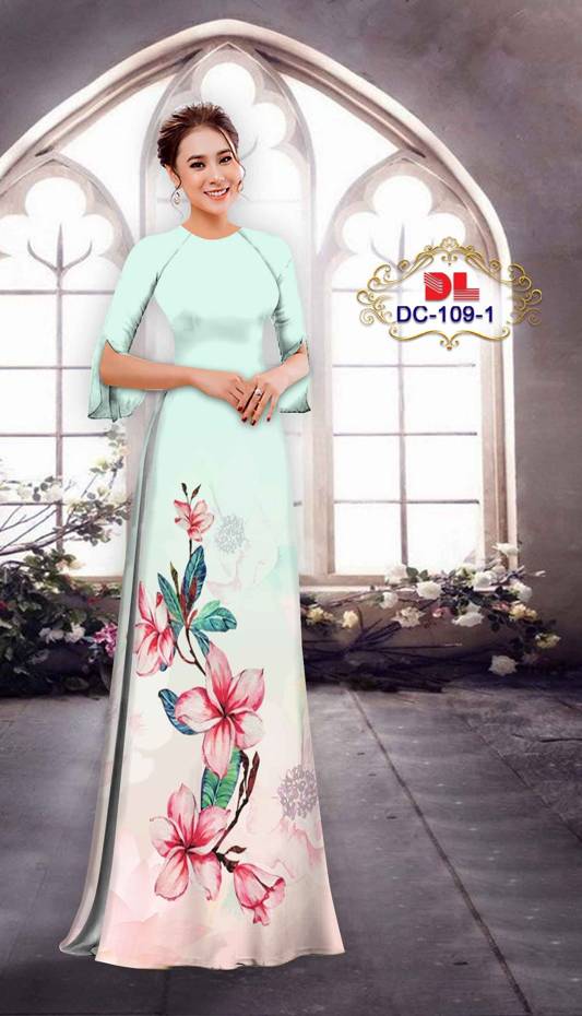 Vải Áo Dài Hoa Sứ Vừa Ra AD DC109 33 Vải Áo Dài Hoa Sứ Vừa Ra AD DC109